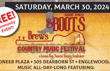 Country Music Fans… Join us March 30, 2024 at Brews & Boots 🍺👢Country Music Fest – Englewood, Florida